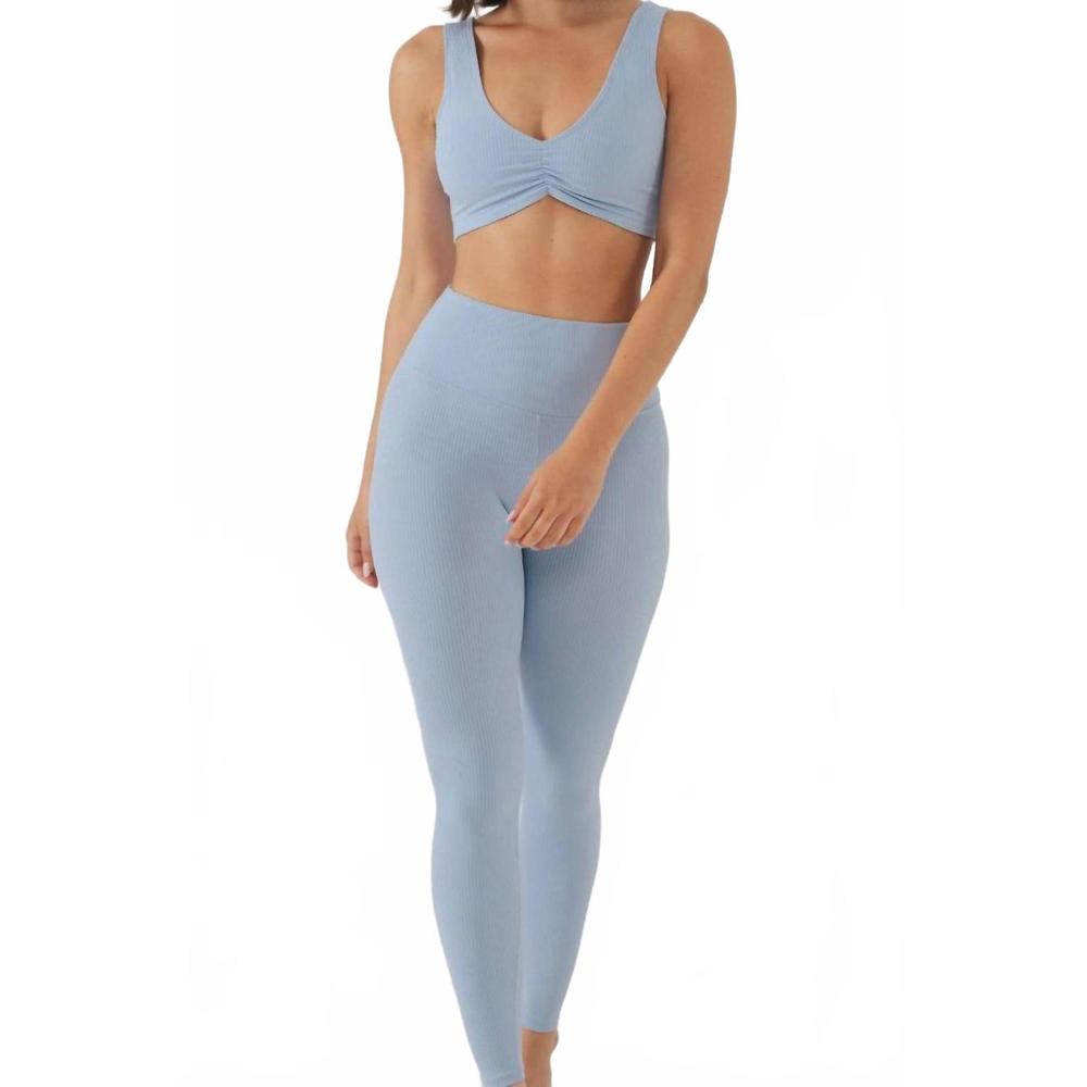 NEW MONTCE rib classic legging in peri
